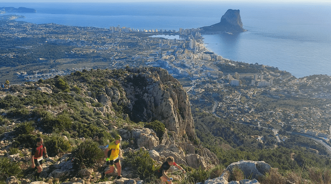 Maratón de montaña en Oltà Calpe